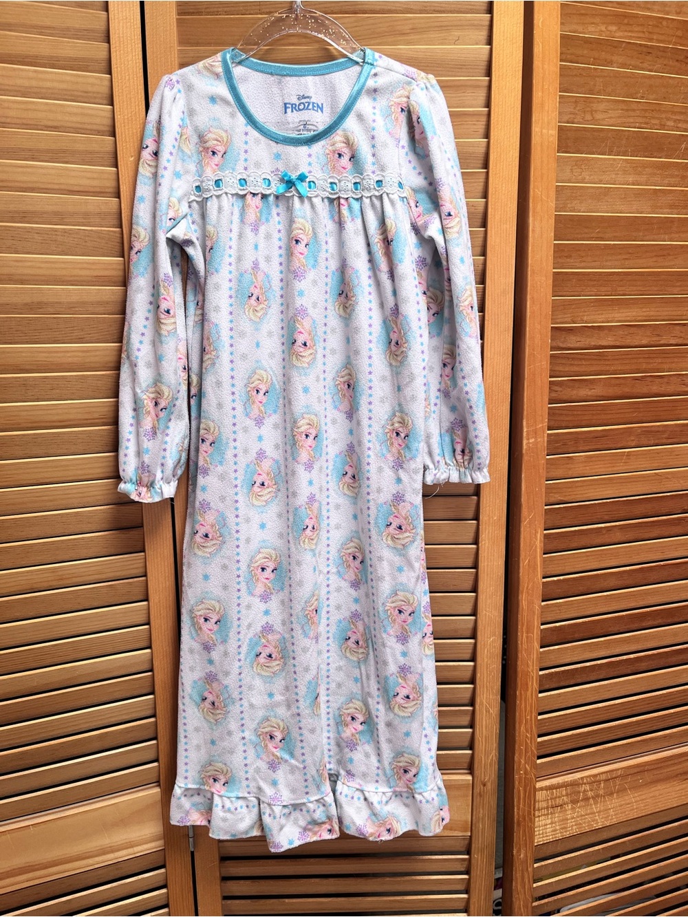 Disney Frozen Elsa Long Sleeve Girls' Nightgown